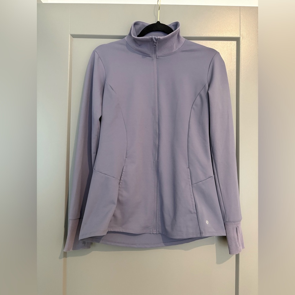 Lavender Full-Zip Jacket